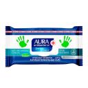 Салфетки освежающие Aura антибактериальные с ромашкой 72 шт Салфетки освежающие Aura антибактериальные с ромашкой 72 шт