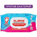 Салфетки влажные Лайма Antibacterial, антибактериальные, 120шт. (112497) Салфетки влажные Лайма Antibacterial, антибактериальные, 120шт. (112497)