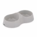 Альтернатива Миска двойная для кошек, 200 мл, серый Альтернатива Миска двойная для кошек, 200 мл, серый