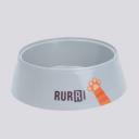 RURRI Миска пластиковая для кошек, 300 мл, диаметр 15 см, серая RURRI Миска пластиковая для кошек, 300 мл, диаметр 15 см, серая