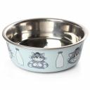 Triol Миска металлическая для кошек и собак Матроскин, 250 мл, диаметр 10 см, серый Triol Миска металлическая для кошек и собак Матроскин, 250 мл, диаметр 10 см, серый