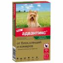 Elanco Адвантикс капли на холку для собак весом до 4 кг от блох, клещей и комаров, 1 пипетка, 0,4 мл Elanco Адвантикс капли на холку для собак весом до 4 кг от блох, клещей и комаров, 1 пипетка, 0,4 мл