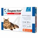 Inspector Квадро К Капли на холку для кошек весом от 8 до 15 кг от блох, клещей и гельминтов, 1 пипетка Inspector Квадро К Капли на холку для кошек весом от 8 до 15 кг от блох, клещей и гельминтов, 1 пипетка
