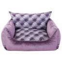 Лежак для кошек и собак "Трон", цвет: фиолетовый ,50*40см Лежак для кошек и собак "Трон", цвет: фиолетовый ,50*40см