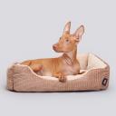 RURRI Лежак для кошек и собак мелких и средних пород, 60х50x18 см, коричневый RURRI Лежак для кошек и собак мелких и средних пород, 60х50x18 см, коричневый