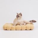RURRI Лежак квадратный для кошек и собак мелких и средних пород Крекер, 50 см, бежевый RURRI Лежак квадратный для кошек и собак мелких и средних пород Крекер, 50 см, бежевый