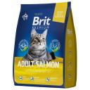 Корм для кошек Brit Premium с лососем 2000 г Корм для кошек Brit Premium с лососем 2000 г