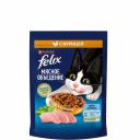 Felix Cухой корм для взрослых кошек Мясное объедение, с курицей, 200 гр. Felix Cухой корм для взрослых кошек Мясное объедение, с курицей, 200 гр.