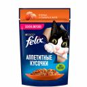 Felix Влажный корм (пауч) для взрослых кошек Аппетитные кусочки, с курицей и томатами в желе, 75 гр. Felix Влажный корм (пауч) для взрослых кошек Аппетитные кусочки, с курицей и томатами в желе, 75 гр.