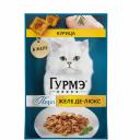 Gourmet Влажный корм (пауч) для взрослых кошек Желе Де-Люкс, с курицей в желе, 75 гр. Gourmet Влажный корм (пауч) для взрослых кошек Желе Де-Люкс, с курицей в желе, 75 гр.