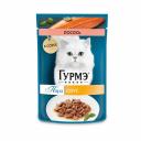 Корм для кошек ГУРМЭ Perle Лосось в соусе пауч 75г Корм для кошек ГУРМЭ Perle Лосось в соусе пауч 75г