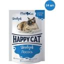 Корм для стерилизованных кошек Happy Cat Sterilised, , с лососем 24 шт. x 100 г (кусочки в желе) Корм для стерилизованных кошек Happy Cat Sterilised, , с лососем 24 шт. x 100 г (кусочки в желе)