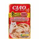 INABA CIAO Влажный корм (пауч) для кошек, тунец магуро и тунец кацуо, 60 гр. INABA CIAO Влажный корм (пауч) для кошек, тунец магуро и тунец кацуо, 60 гр.