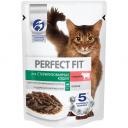 Корм для кошек Perfect Fit Для стерилизованных говядина в соусе 75 г Корм для кошек Perfect Fit Для стерилизованных говядина в соусе 75 г