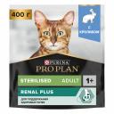 Корм для кошек Pro Plan Sterilised для стерилизованных, с кроликом сух. 400г Корм для кошек Pro Plan Sterilised для стерилизованных, с кроликом сух. 400г