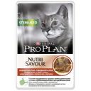 Корм для кошек PRO PLAN Nutri Savour Sterilised для стерилизованных кошек, с говядиной в соусе, 85г Корм для кошек PRO PLAN Nutri Savour Sterilised для стерилизованных кошек, с говядиной в соусе, 85г