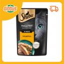 Влажный корм для кошек Sheba индейка нежный паштет в желе Влажный корм для кошек Sheba индейка нежный паштет в желе