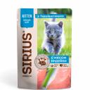 Sirius Влажный корм (пауч) для котят, с индейкой и курицей, 85 гр. Sirius Влажный корм (пауч) для котят, с индейкой и курицей, 85 гр.