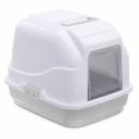 Imac Туалет для кошек My Cat, 50х40х40 см, бело-серый Imac Туалет для кошек My Cat, 50х40х40 см, бело-серый
