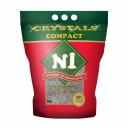 N1 Crystals Compact наполнитель комкующийся силикагелевый - 10 л для всех возрастов мешок Россия 1 уп. х 1 шт. х 8 кг N1 Crystals Compact наполнитель комкующийся силикагелевый - 10 л для всех возрастов мешок Россия 1 уп. х 1 шт. х 8 кг