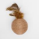 Petmax Игрушка для кошек Шар с перьями, диаметр 6 см Petmax Игрушка для кошек Шар с перьями, диаметр 6 см