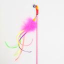 RURRI Игрушка для кошек Дразнилка Перо Алисия с лентой, 30 см, длина палки 52 см, длина веревки 40 см RURRI Игрушка для кошек Дразнилка Перо Алисия с лентой, 30 см, длина палки 52 см, длина веревки 40 см