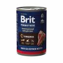 Brit Premium by Nature полнорационный влажный корм для собак, фарш из говядины, в консервах - 410 г повседневный премиум для взрослых с говядиной для всех пород консервы (в железной банке) Российский корм 1 уп. х 6 шт. х 2.46 кг Brit Premium by Nature полнорационный влажный корм для собак, фарш из говядины, в консервах - 410 г повседневный премиум для взрослых с говядиной для всех пород консервы (в железной банке) Российский корм 1 уп. х 6 шт. х 2.46 кг