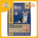 Сухой корм для собак средних пород Brit Premium Adult M курица-5 трав Сухой корм для собак средних пород Brit Premium Adult M курица-5 трав
