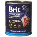 Корм для собак Brit Premium by Nature, говядина, с рисом 6 шт. х 850 г Корм для собак Brit Premium by Nature, говядина, с рисом 6 шт. х 850 г