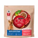 Purina ONE MINI Сухой корм для взрослых собак, со вкусом говядины, 1,5 кг Purina ONE MINI Сухой корм для взрослых собак, со вкусом говядины, 1,5 кг