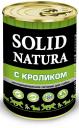 Влажный корм для собак Solid Natura Кролик 0,34 кг Влажный корм для собак Solid Natura Кролик 0,34 кг