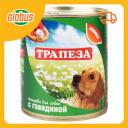 Консервы для собак Трапеза говядина Консервы для собак Трапеза говядина