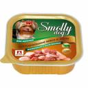 Зоогурман Smolly Dog влажный корм для собак мелких и средних пород, фарш из телятины с цыпленком, в ламистерах - 100 г повседневный супер премиум низкозерновые для взрослых с цыпленком породы мелкого размера паштет и ламистеры Российский корм 1 уп. х 15 шт. х 1.5 кг Зоогурман Smolly Dog влажный корм для собак мелких и средних пород, фарш из телятины с цыпленком, в ламистерах - 100 г повседневный супер премиум низкозерновые для взрослых с цыпленком породы мелкого размера паштет и ламистеры Российский корм 1 уп. х 15 шт. х 1.5 кг