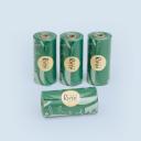 RURRI Пакеты биоразлагаемые из кукурузного волокна для уборки за собаками, 4 рулона по 15 шт. RURRI Пакеты биоразлагаемые из кукурузного волокна для уборки за собаками, 4 рулона по 15 шт.