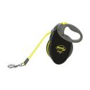 Рулетка для собак Flexi Giant Neon L (до 50кг) лента 8м, светоотражающая, желтый неон Рулетка для собак Flexi Giant Neon L (до 50кг) лента 8м, светоотражающая, желтый неон