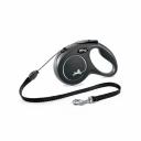 Рулетка для собак Flexi Classic Basic М (до 20 килограммов) трос 5м черная Рулетка для собак Flexi Classic Basic М (до 20 килограммов) трос 5м черная