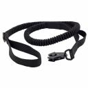 Каскад Поводок для собак амортизирующий с двумя ручками, 25 мм, 135-235 см, черный Каскад Поводок для собак амортизирующий с двумя ручками, 25 мм, 135-235 см, черный