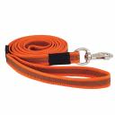 Каскад Поводок нейлоновый с латексной нитью двухсторонний для собак, ширина 20 мм, длина 5 м, оранжевый Каскад Поводок нейлоновый с латексной нитью двухсторонний для собак, ширина 20 мм, длина 5 м, оранжевый
