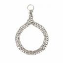 Trixie Ошейник для собак, обхват шеи 55 см, ширина 2,5 см, серебряный Trixie Ошейник для собак, обхват шеи 55 см, ширина 2,5 см, серебряный