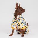 Petmax Комбинезон для собак, L, серо-желтый (мальчик) Petmax Комбинезон для собак, L, серо-желтый (мальчик)