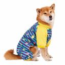 Petmax Комбинезон в полоску с фруктами для собак, 3XL, голубой (унисекс) Petmax Комбинезон в полоску с фруктами для собак, 3XL, голубой (унисекс)