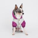 Petmax Куртка с капюшоном для собак, M, серо-фиолетовая Petmax Куртка с капюшоном для собак, M, серо-фиолетовая