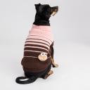 Petmax Свитер полосатый для собак, 50 см, розовый Petmax Свитер полосатый для собак, 50 см, розовый