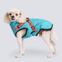 Rungo Попона теплая со шлейкой для собак, длина спины 40 см, объем груди 56-64 см, голубая Rungo Попона теплая со шлейкой для собак, длина спины 40 см, объем груди 56-64 см, голубая