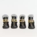 RURRI Ботинки с мехом для собак, L, черный RURRI Ботинки с мехом для собак, L, черный