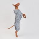 RURRI Комбинезон с капюшоном для собак, XL, серый RURRI Комбинезон с капюшоном для собак, XL, серый