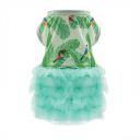 RURRI Платье для собак Птицы XL зеленый (девочка) RURRI Платье для собак Птицы XL зеленый (девочка)