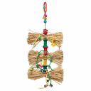 Triol Игрушка из натуральных материалов для птиц Бантики, 220x360x140 мм Triol Игрушка из натуральных материалов для птиц Бантики, 220x360x140 мм