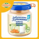 Пюре Бабушкино Лукошко Кабачок, морковь, молоко, с 6 месяцев Пюре Бабушкино Лукошко Кабачок, морковь, молоко, с 6 месяцев