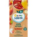 Компот ФрутоНяня из яблок и клубники, 0,2 л, с 6 месяцев Компот ФрутоНяня из яблок и клубники, 0,2 л, с 6 месяцев